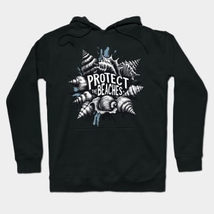 Protect the Beaches - Seashells Hoodie